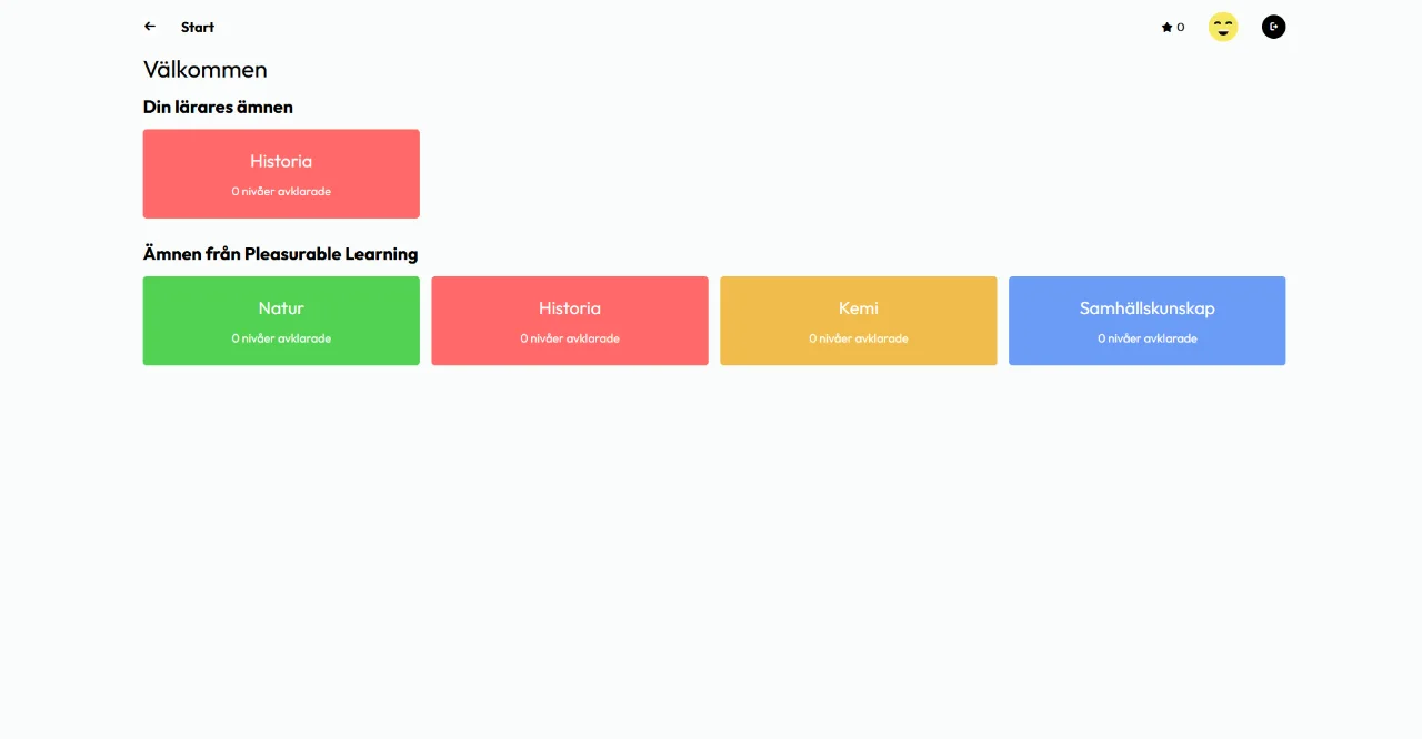 Projektbild för projektet "Pleasurable Learning"